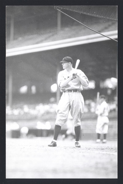 JOHN STONE Real Photo Postcard RPPC 1932 Detroit Tigers George Burke 