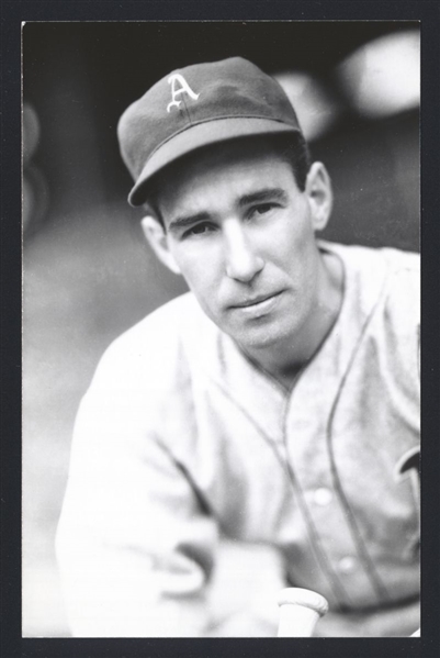 DICK SIEBERT Real Photo Postcard RPPC 1938-45 Athletics George Burke 