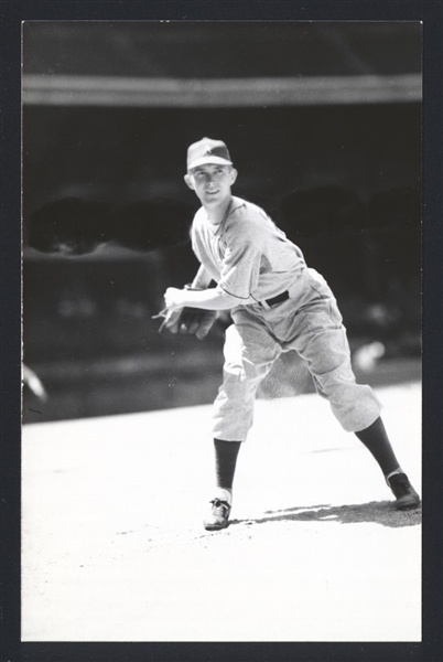 PORTER VAUGHAN Real Photo Postcard RPPC 1940-46 Athletics George Burke 