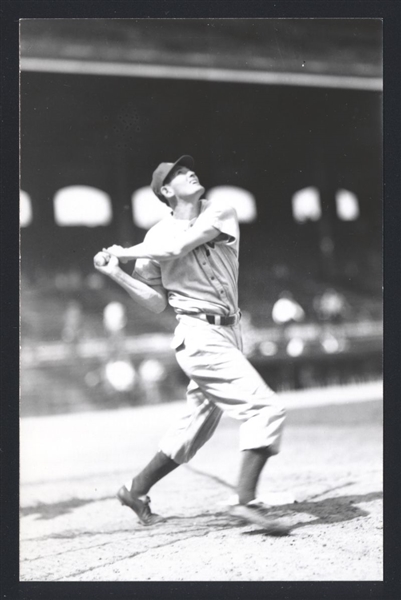 JACK WALLAESA Real Photo Postcard RPPC 1942-46 Athletics George Burke 