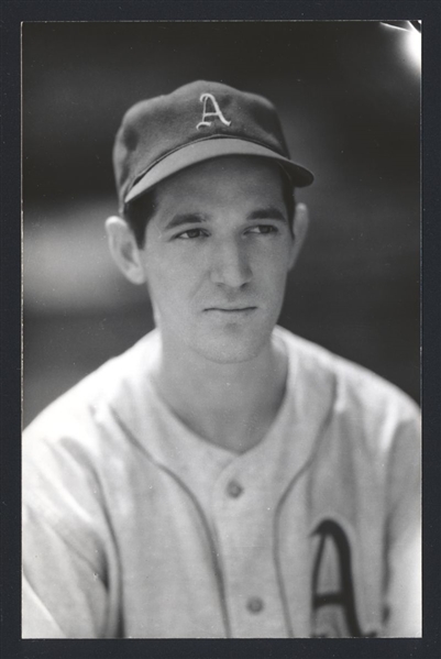 GEORGE YANKOWSKI Real Photo Postcard RPPC 1942 Athletics George Burke 