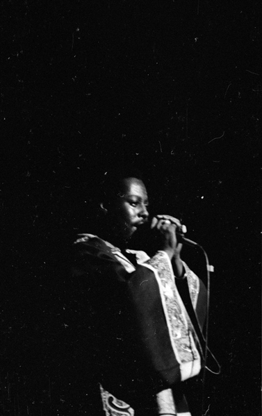 1960s LEON THOMAS Original 35mm Photo Negative JAZZ SINGER bn