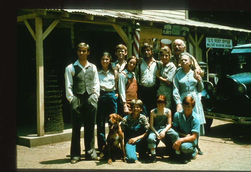 THE WALTONS CAST ca 1970s 35mm Slide Transparency