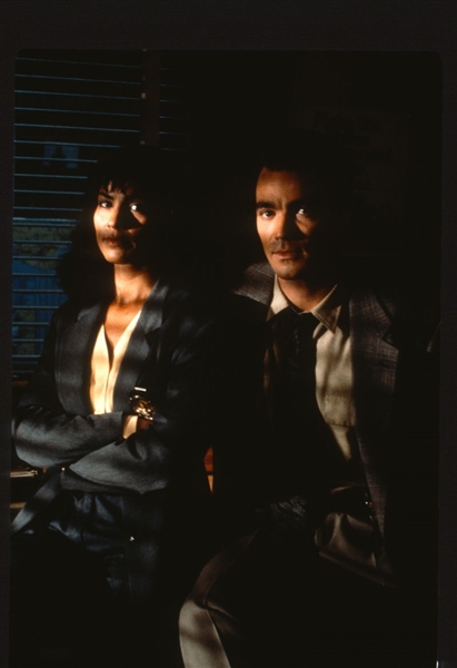 1993 JON TENNEY & RACHEL TICOTIN On CRIME & PUNISHMENT Original 35mm Slide