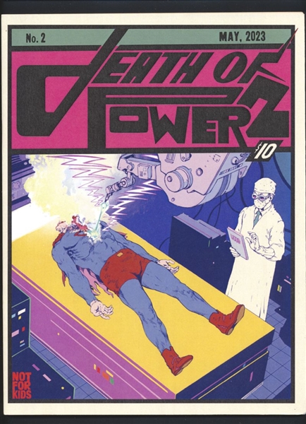 Death of Power #2 NM 2023 Kirt Burdick Superman Parody Comic Book