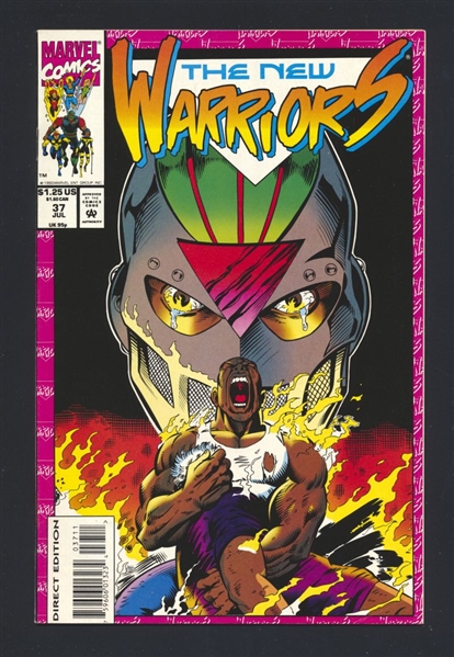 New Warriors #37 NM 1993 Marvel Comic Book