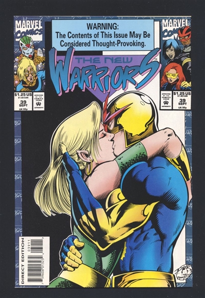 New Warriors #39 NM 1993 Marvel Comic Book