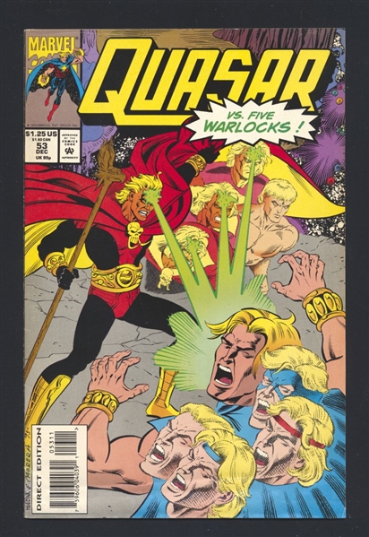 Quasar #53 FN 1993 Marvel Comic Book