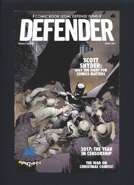 CBLDF Defender (V2) #4 FN  DC Scott Snyder Batman Comic Book