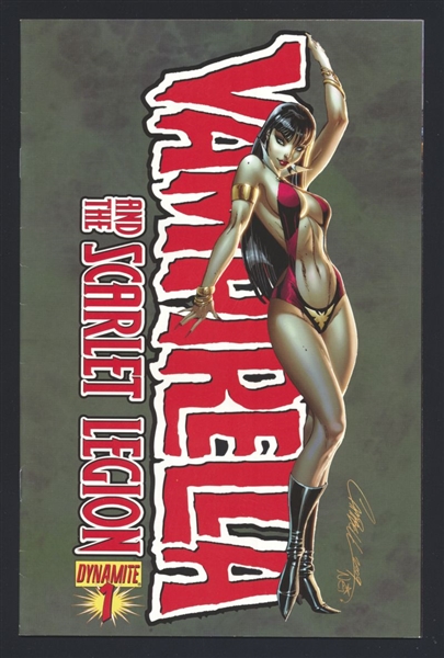 Vampirella and the Scarlet Legion #1/A VF 2011 Dynamite J. Scott Campbell Cover