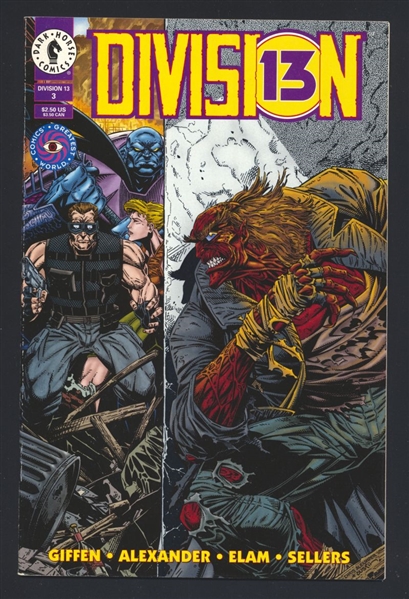 Division 13 #3 FN 1994 Dark Horse Comic Book