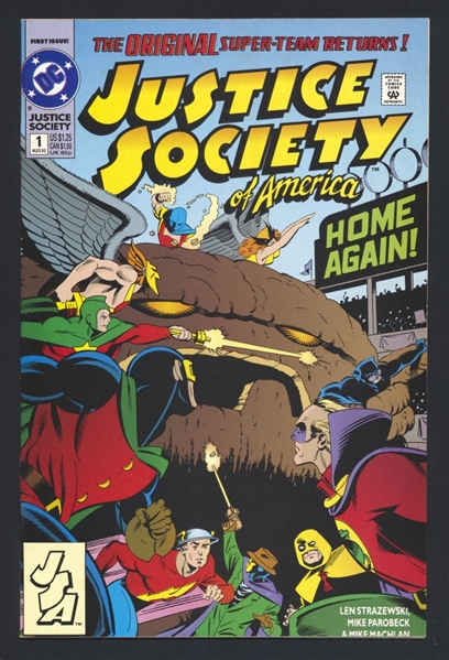 Justice Society of America #1 VF 1992 DC 1st Jesse Quick Comic Book