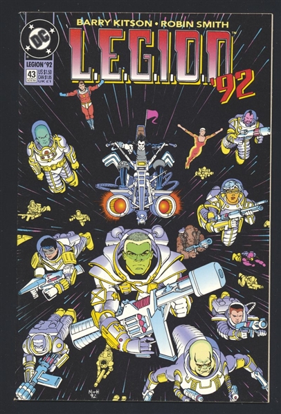 L.E.G.I.O.N. #43 VF 1992 DC 1st Brael Comic Book