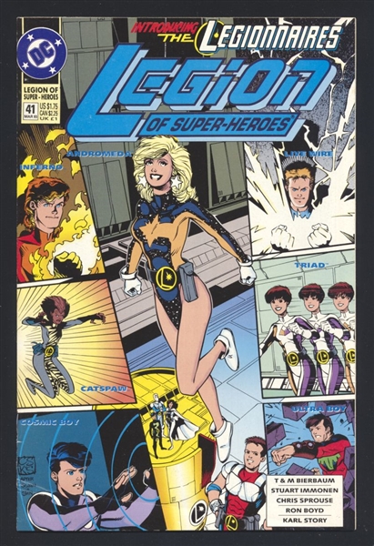 Legion of Super-Heroes (4th Series) #41 FN 1993 DC 1st Legionnaires Comic Book