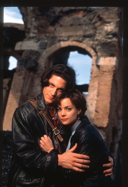 1996 KIMBERLY WILLIAMS & DAVID CONRAD In RELATIVITY Original 35mm Slide