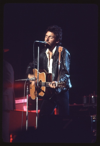 1974 BRUCE SPRINGSTEEN Original 35mm Slide Transparency ROCK STAR THE BOSS