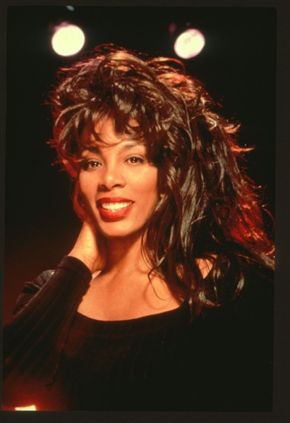 1990s DONNA SUMMER Original 35mm Slide Transparency QUEEN OF DISCO