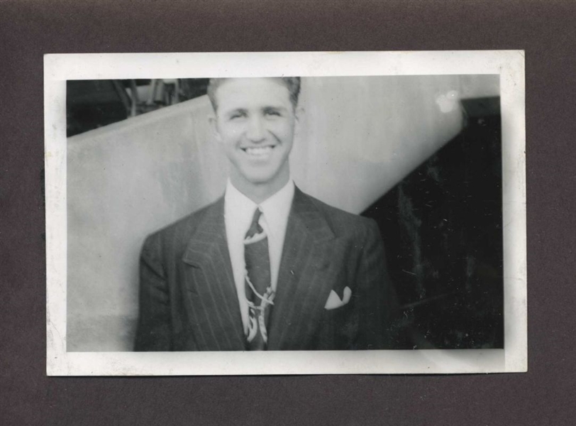 JOE DOBSON 1941 BOSTON RED SOX Original Snapshot Photo