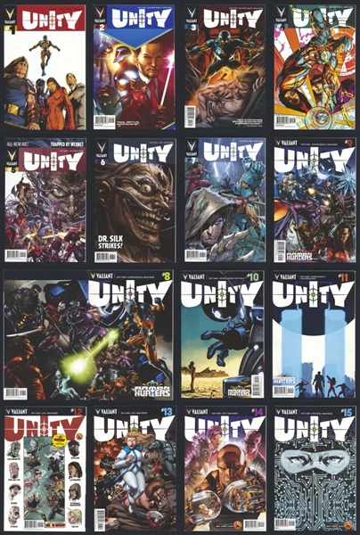 Unity (V2) SET #1-15 NM 2013 Valiant Comic Book