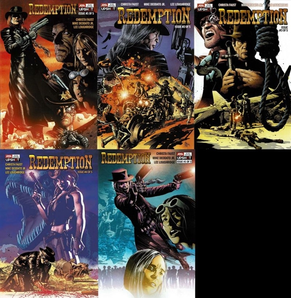 Redemption SET #1-5 NM 2021 AWA Mike Deodato Western Comic Book