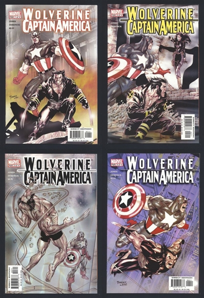 Wolverine/Captain America SET #1-4 NM 2004 Marvel Comic Book