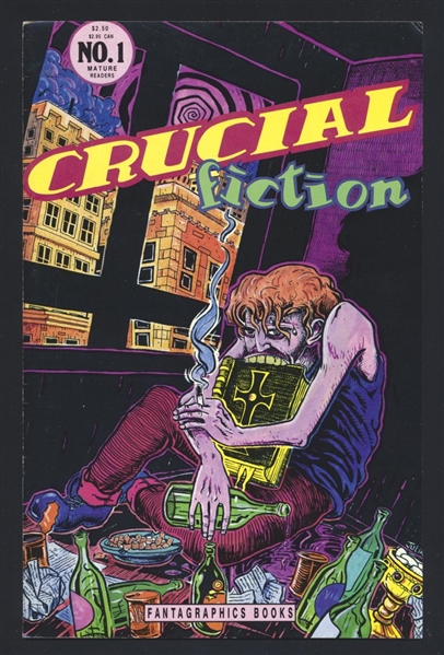 Crucial Fiction #1 VF 1992 Fantagraphics Comic Book