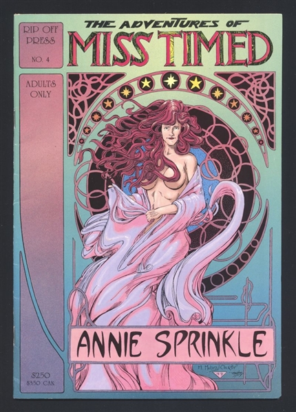 Annie Sprinkle Is Miss Timed #4 VF 1991 Rip Off Press M