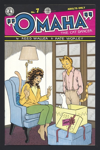 Omaha The Cat Dancer (Kitchen Sink) 7 (3rd print)  Kitc