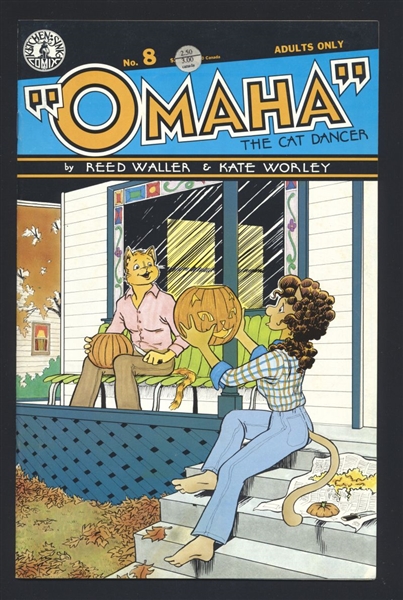 Omaha The Cat Dancer (Kitchen Sink) 8 (3rd print)  Kitc