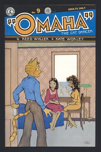 Omaha The Cat Dancer (Kitchen Sink) 9 (3rd print)  Kitc