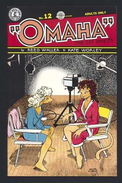 Omaha The Cat Dancer (Kitchen Sink) #12 VF/NM 1989 Kitc