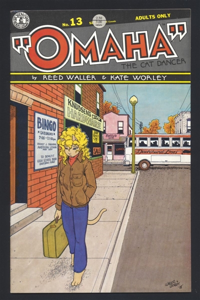 Omaha The Cat Dancer (Kitchen Sink) #13 VF/NM 1989 Kitc