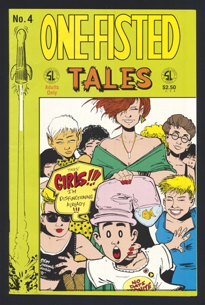 One-Fisted Tales #4 VG 1991 Slave Labor Evan Dorkin Comic Book