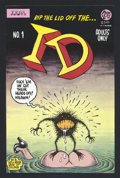 Id 1 (3rd print) 1996 Eros Robert Crumb 3rd Print Comic Book