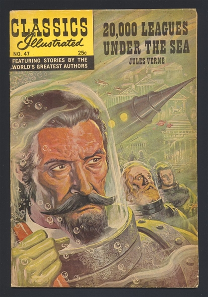 Classics Illustrated #47 FN 1959 Gilberton HRN148 20,000 Leagues Under The Sea