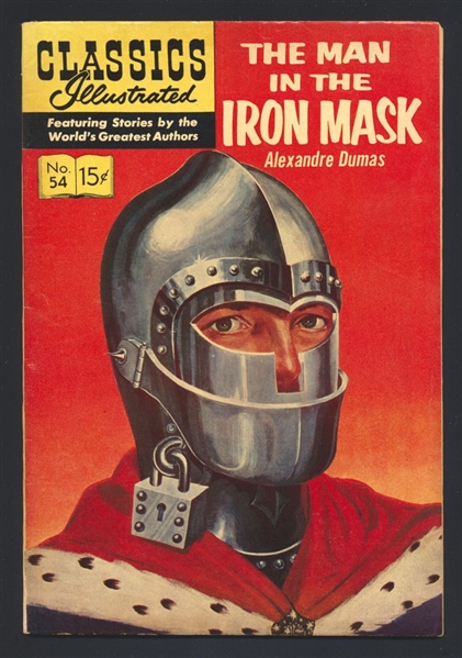 Classics Illustrated #54 FN 1960 Gilberton HRN154 Man in the Iron Mask