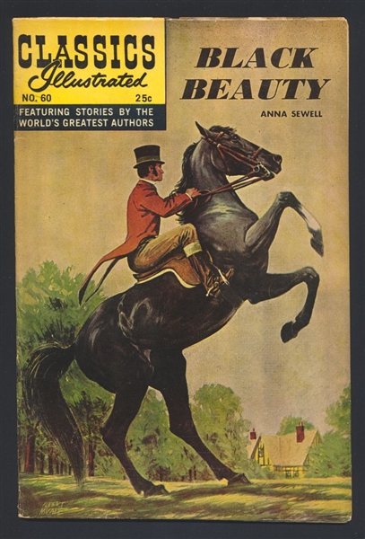 Classics Illustrated #60 VG 1968 Gilberton HRN166 Black Beauty Comic Book