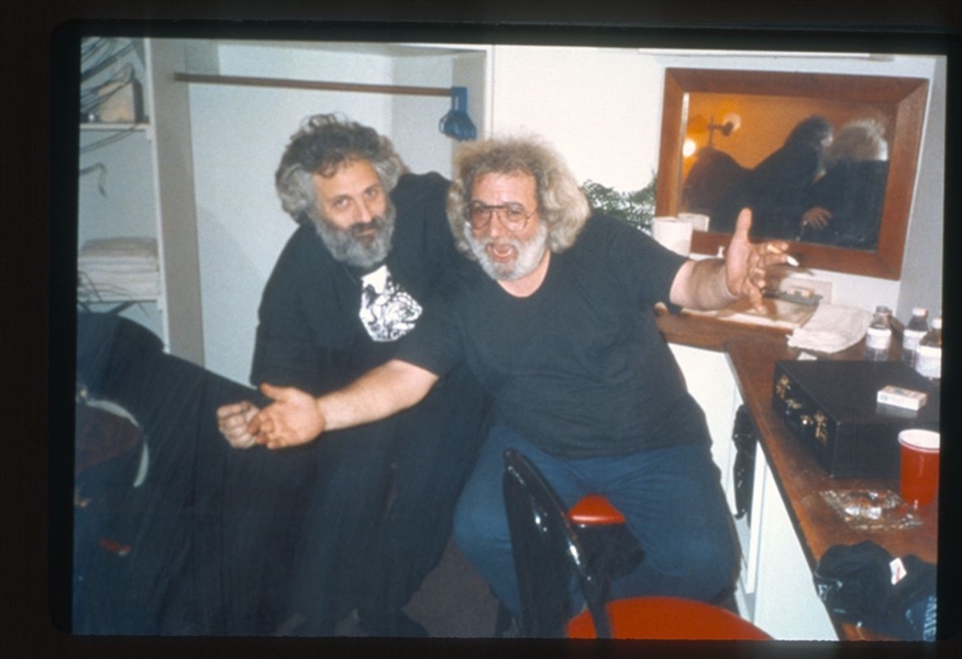 2000 JERRY GARCIA & DAVID GRISMAN In GRATEFUL DAWG Original 35mm Slide