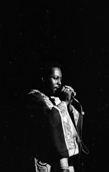 1960s LEON THOMAS Original 35mm Photo Negative JAZZ SINGER bn