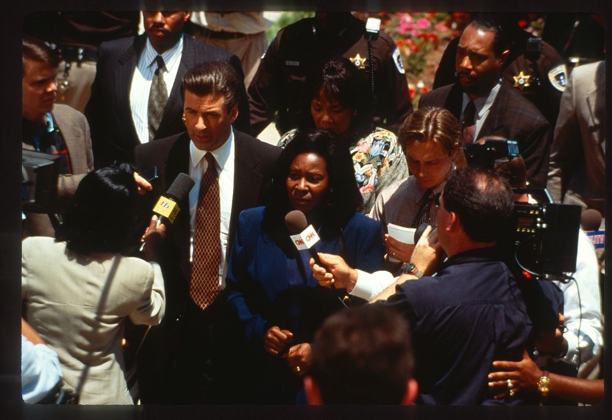 1996 ALEC BALDWIN & WHOOPI GOLDBERG In GHOSTS OF MISSISSIPPI Original 35mm Slide