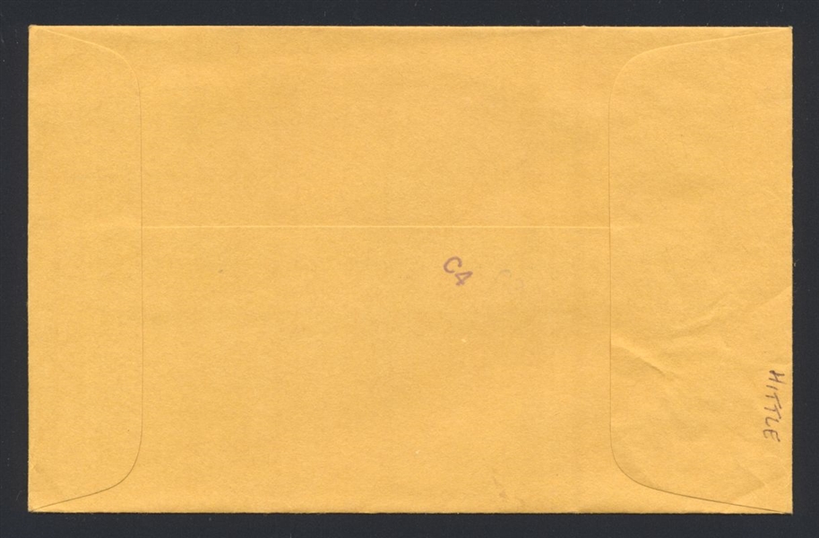 LLOYD HITTLE SIGNED Envelope (d.2012) Washington Senators