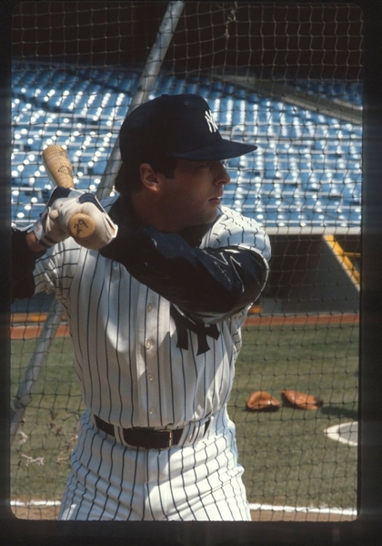 1982 New York Yankees DAVE COLLINS Original 35mm Slide Transparency