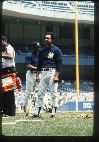 1983 New York Yankees ROY WHITE & DON BAYLOR Original 35mm Slide Transparency