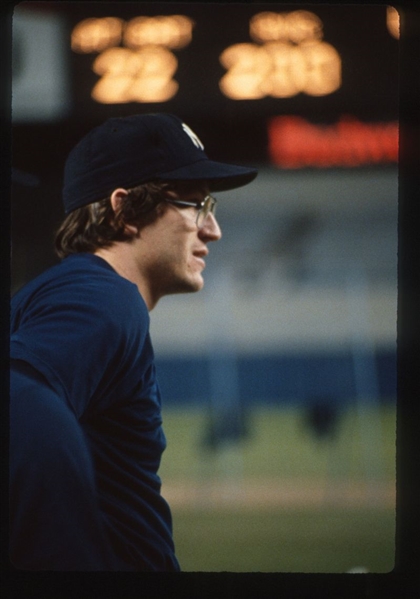 1981 New York Yankees RON G DAVIS Original 35mm Slide Transparency