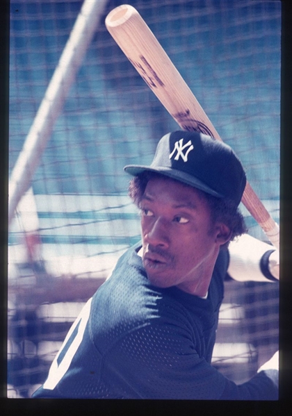 1984 New York Yankees ROWLAND OFFICE Original 35mm Slide Transparency