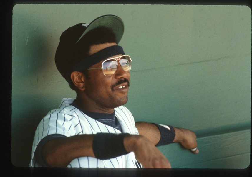 1982 New York Yankees BOB WATSON Original 35mm Slide Transparency