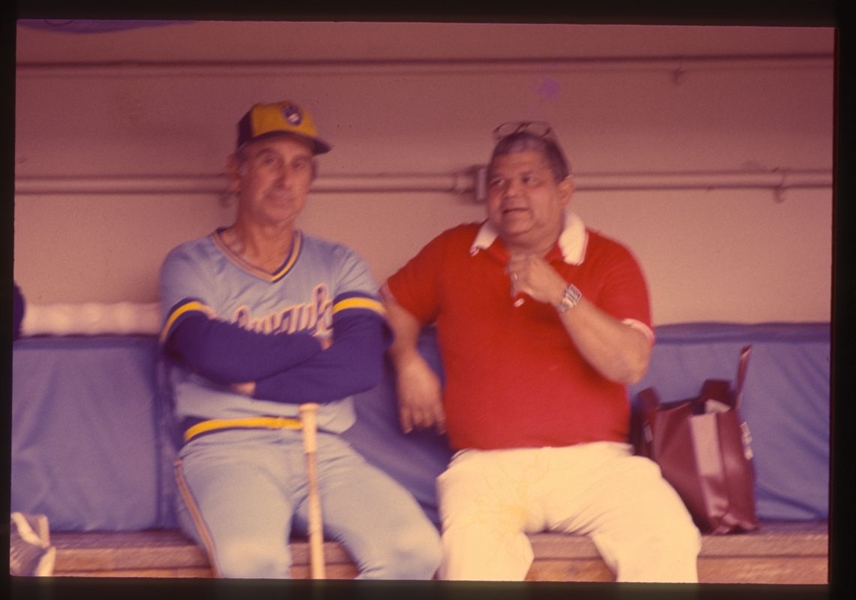 1983 Milwaukee Brewers DAVE GARCIA Original 35mm Slide Transparency