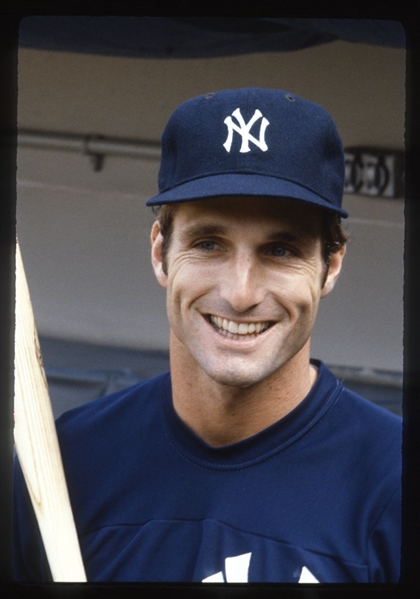 1982 New York Yankees DAVE STEGMAN Original 35mm Slide Transparency