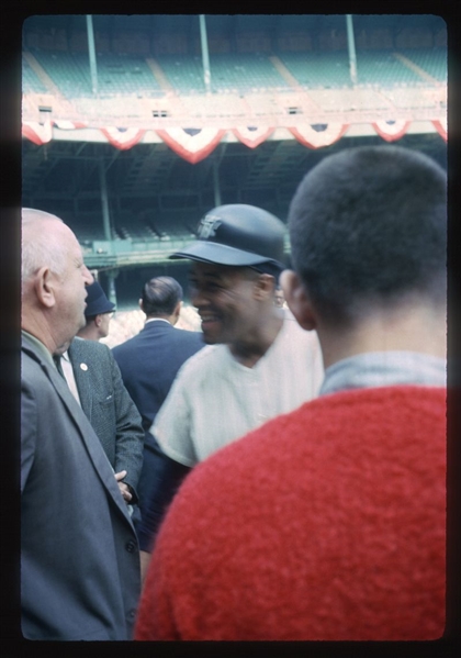 1963 World Series ELSTON HOWARD NY Yankees Original 35mm Slide Transparency