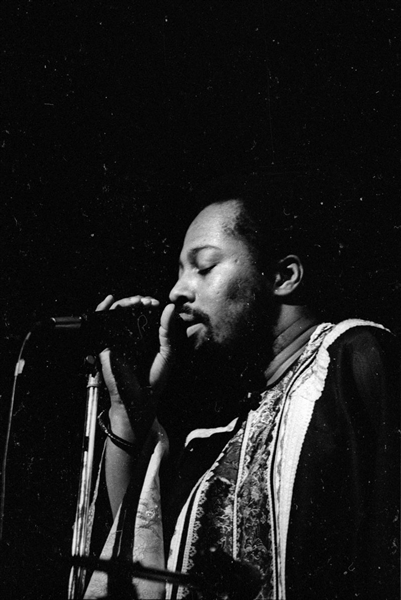 Strip of (6) 1960s LEON THOMAS Original 35mm Photo Negatives JAZZ SINGER bn